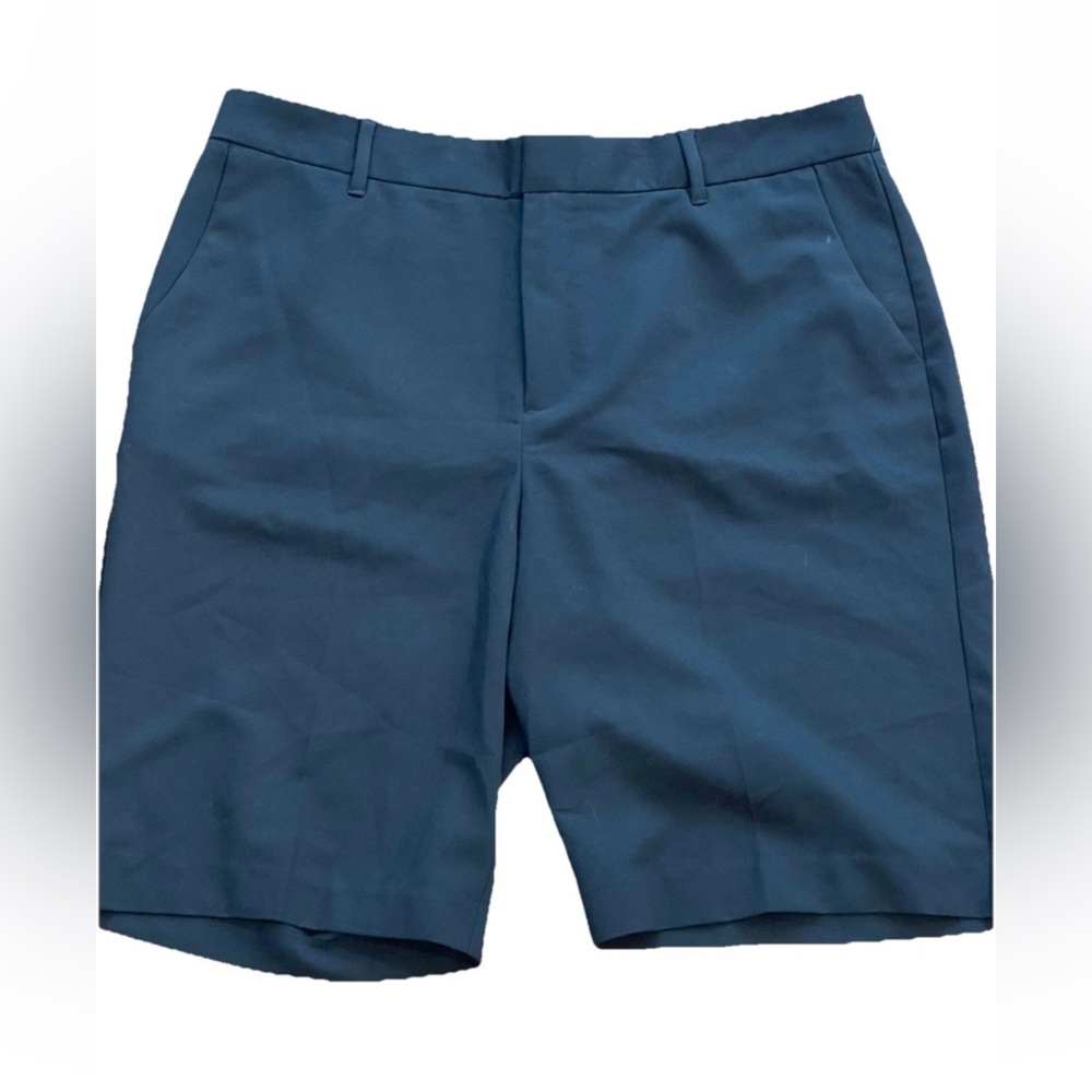 🆕Worthington‎ women’s black flat front Bermuda dress shorts size 16 SHORT NWT